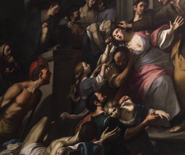 Pisa, İtalya, 06 Haziran 2016: iç mekanlar ve mimari detaylar Pisa Katedrali, 06 Haziran 2016 Pisa, İtalya