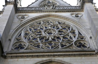 Pierrefonds, Fransa, 13 Ağustos 2016: dış ve içinde Pierrefonds, Oise, Fransa chateau de Pierrefonds, 15 Ağustos, 2016 mimari detaylar