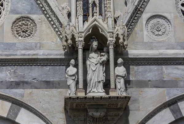 Pisa Włochy Czerwca 2016 Detale Architektoniczne Santa Maria Della Spina — Zdjęcie stockowe