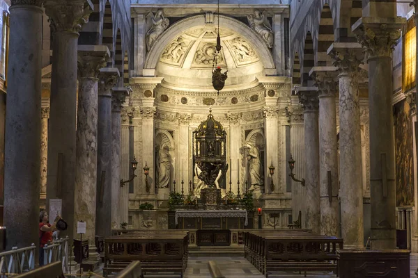 Pisa Italia Giugno 2016 Interni Dettagli Architettonici Del Duomo Pisa — Foto Stock