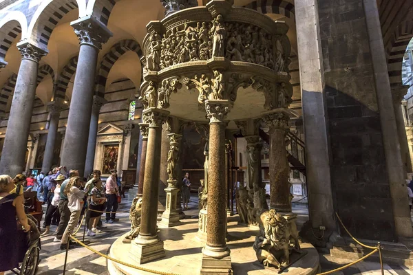 Pisa Itália Junho 2016 Interiores Detalhes Arquitetônicos Catedral Pisa Junho — Fotografia de Stock