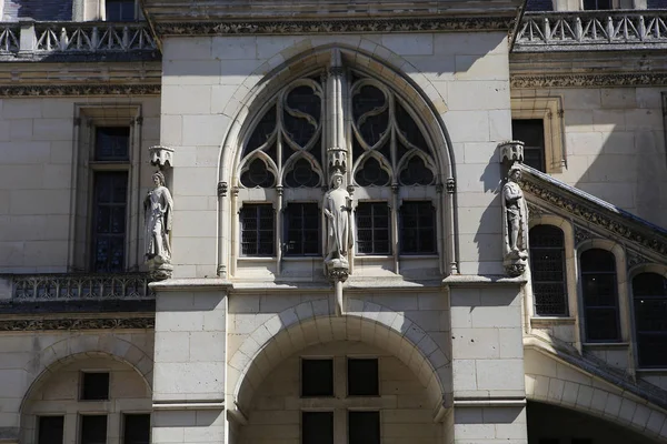 Pierrefonds France August 2016 Exporors Architectural Details Chateau Pierrefonds August — стоковое фото