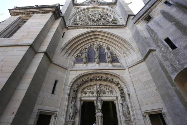 Pierrefonds Francia Agosto 2016 Exteriores Detalles Arquitectónicos Del Castillo Pierrefonds — Foto de Stock