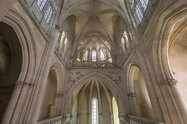 Pierrefonds Francie Srpna 2016 Interiéry Podrobnosti Chateau Pierrefonds Srpen 2016 — Stock fotografie