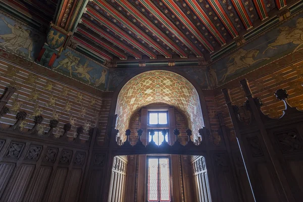 Pierrefonds França Agosto 2016 Interiores Detalhes Chateau Pierrefonds Agosto 2016 — Fotografia de Stock