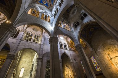 Lucca, İtalya, 04 Haziran 2016: mimari detaylar San Martin duomo Katedrali, 04 Haziran 2016 Lucca, Toskana, İtalya