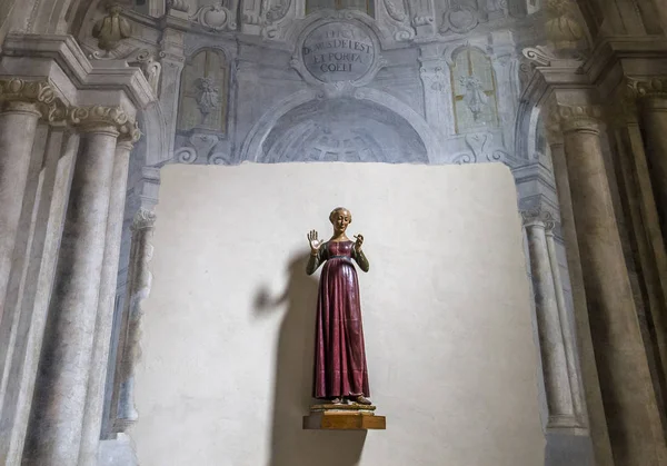 Lucca Italy June 2016 Interiører Arkitektoniske Detaljer San Frediano Basilikaen – stockfoto