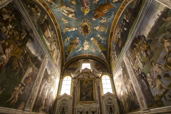 Lucca, İtalya, 04 Haziran 2016: iç mekanlar ve mimari detaylar san Frediano bazilika, 04 Haziran 2016 Lucca, Toskana, İtalya