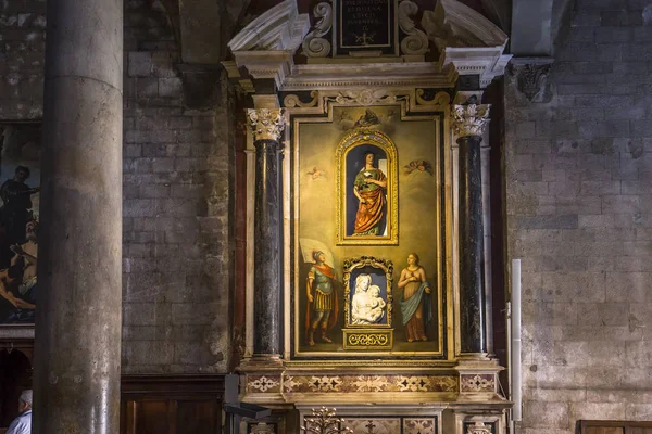 Λούκα Ιταλία Ιουνίου 2016 Αρχιτεκτονικές Λεπτομέρειες Του San Michele Στην — Φωτογραφία Αρχείου