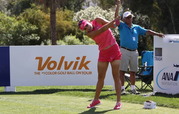 Lpga ツアー 2015 日ミッション ヒルズ カントリー_クラブ ランチョミラージュ カリフォルニア州でのアナのインスピレーションのゴルフ トーナメントのランチョ ミラージュ — ストック写真
