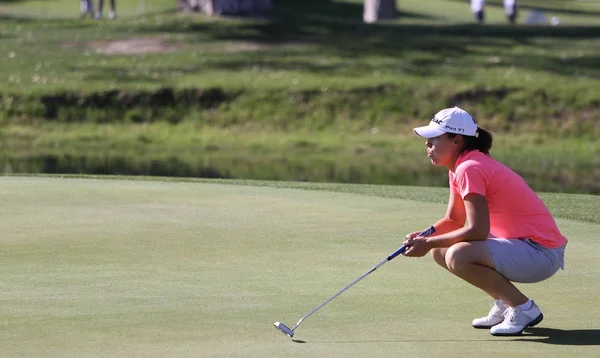 Rancho Mirage California Abril 2015 Karine Icher França Torneio Golfe — Fotografia de Stock