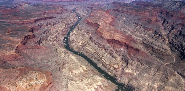 Luchtfoto Van Colorado Grand Canyon Arizona Usa — Stockfoto