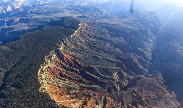 Vue Aérienne Grand Canyon Colorado Arizona États Unis — Photo