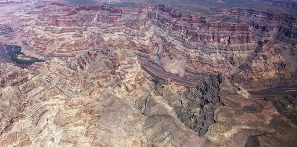 Vista Aérea Del Gran Cañón Colorado Arizona —  Fotos de Stock