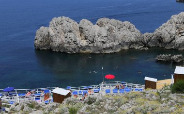 Capri Adası, İtalya, 09 Haziran 2015: güneşli kartpostal Capri Adası 09 Haziran 2015, Capri Adası, Capri, İtalya