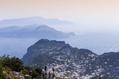 Capri Adası, İtalya, 09 Haziran 2015: güneşli kartpostal Capri Adası 09 Haziran 2015, Capri Adası, Capri, İtalya
