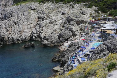 Capri Adası, İtalya, 09 Haziran 2015: güneşli kartpostal Capri Adası 09 Haziran 2015, Capri Adası, Capri, İtalya