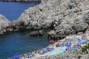 Capri Adası, İtalya, 09 Haziran 2015: güneşli kartpostal Capri Adası 09 Haziran 2015, Capri Adası, Capri, İtalya