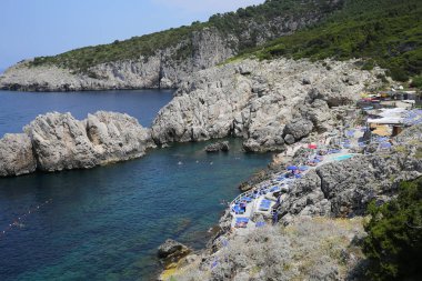 Capri Adası, İtalya, 09 Haziran 2015: güneşli kartpostal Capri Adası 09 Haziran 2015, Capri Adası, Capri, İtalya