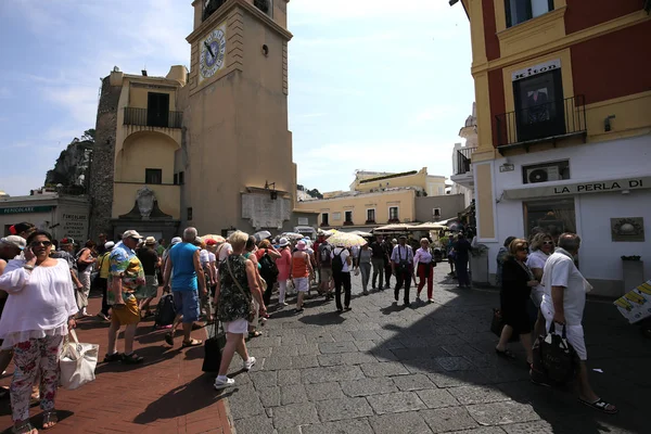 Capri Adası, İtalya, 09 Haziran 2015: güneşli kartpostal Capri Adası 09 Haziran 2015, Capri Adası, Capri, İtalya