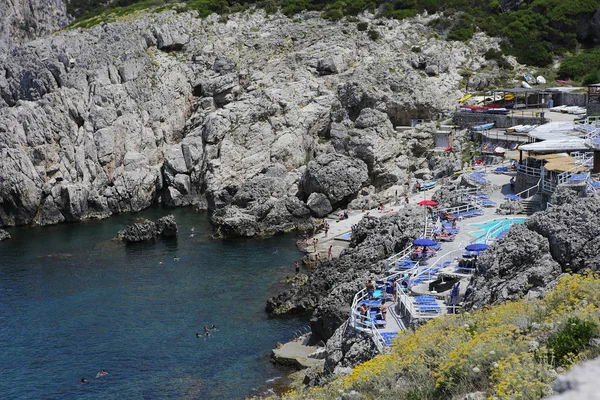 Capri Adası, İtalya, 09 Haziran 2015: güneşli kartpostal Capri Adası 09 Haziran 2015, Capri Adası, Capri, İtalya