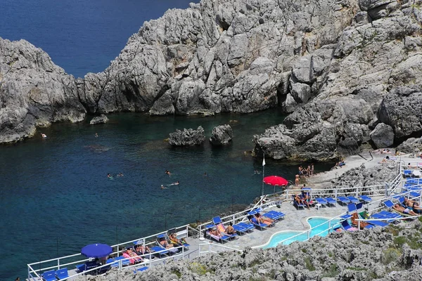 Capri Adası, İtalya, 09 Haziran 2015: güneşli kartpostal Capri Adası 09 Haziran 2015, Capri Adası, Capri, İtalya