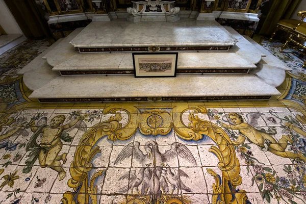 Anacapri Italia Junio 2015 Interiores Detalles Arquitectónicos Iglesia Chiesa San — Foto de Stock