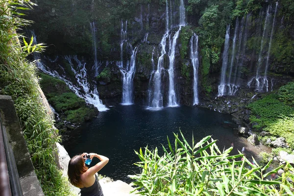 Langevin falls, La Reunion island, Indian Oean — Stock Photo, Image