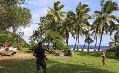 Kapak mechant kıyı şeridi, La Reunion Adası, Fransa