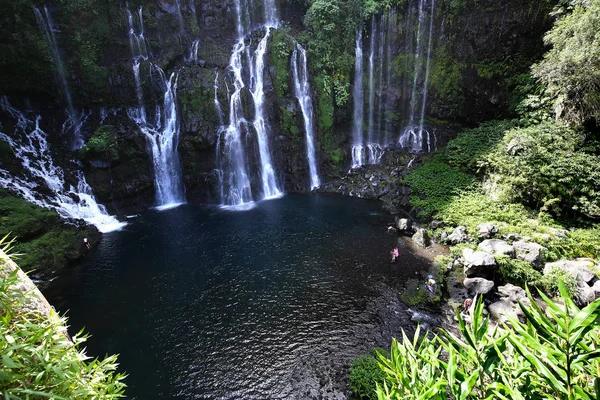 Langevin düşüyor, La Reunion Adası, Hint okyanus