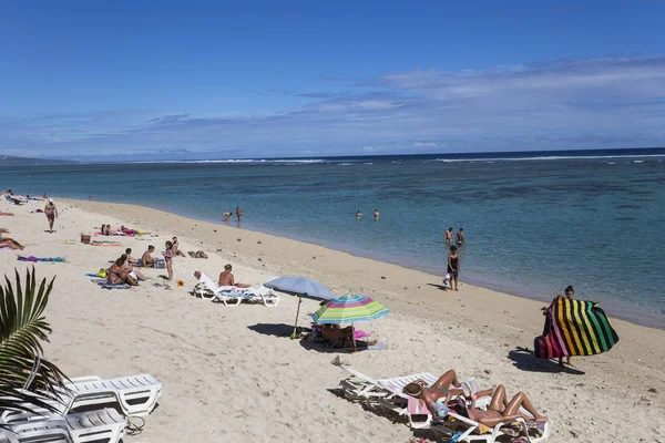 Playa de Saint Gilles, Isla de la Reunión, Francia — Foto de Stock