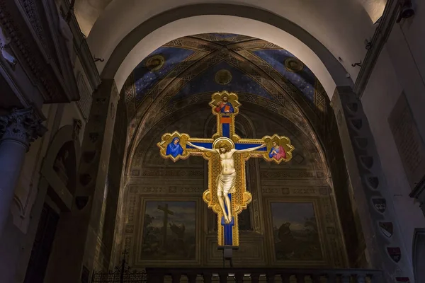 Ognissanti εκκλησία, Φλωρεντία, Ιταλία — Φωτογραφία Αρχείου
