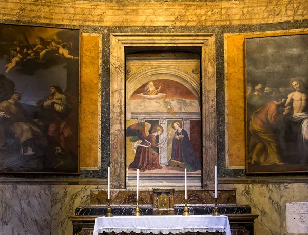 Interiores del Panteón, Roma, Italia — Foto de Stock