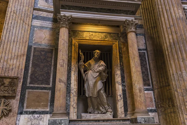 Interni del Pantheon, Roma, Italia — Foto Stock