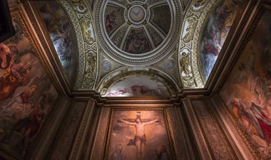 Tavan fresk Palazzo Barberini, Rome, İtalya