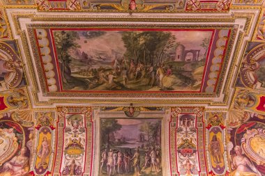 Tavan fresk Palazzo Barberini, Rome, İtalya