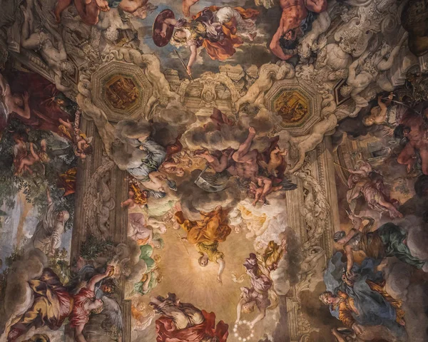 Ceiling fresco i Palazzo Barberini, Roma, Italia – stockfoto