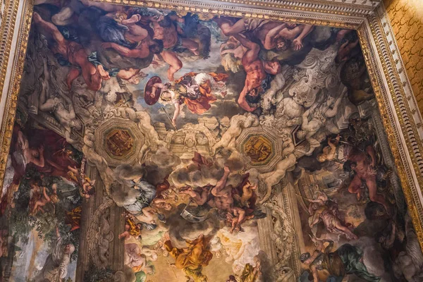 Deckenfresko im Palazzo Barberini, Rom, Italien — Stockfoto