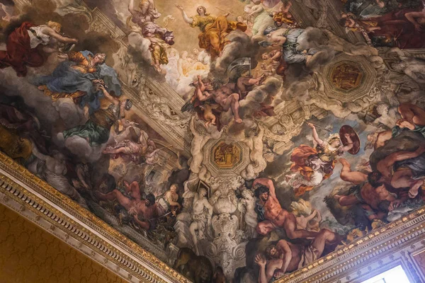 Affresco a soffitto a Palazzo Barberini, Roma — Foto Stock