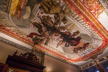 Frescoe Los Angeles hastanesinde saygıdeğer, Sevilla, İspanya