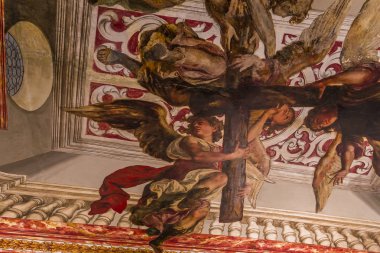 Frescoe Los Angeles hastanesinde saygıdeğer, Sevilla, İspanya