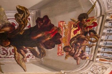 Frescoe Los Angeles hastanesinde saygıdeğer, Sevilla, İspanya