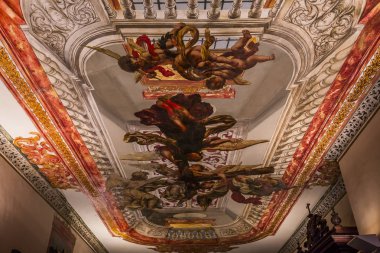 Frescoe Los Angeles hastanesinde saygıdeğer, Sevilla, İspanya