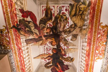 Frescoe Los Angeles hastanesinde saygıdeğer, Sevilla, İspanya