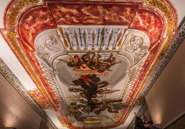 Frescoe Los Angeles hastanesinde saygıdeğer, Sevilla, İspanya