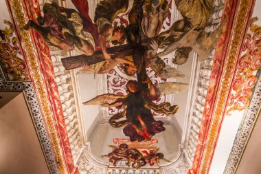 Frescoe Los Angeles hastanesinde saygıdeğer, Sevilla, İspanya