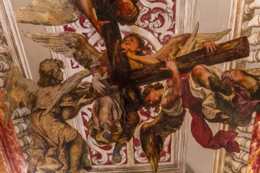 Frescoe Los Angeles hastanesinde saygıdeğer, Sevilla, İspanya