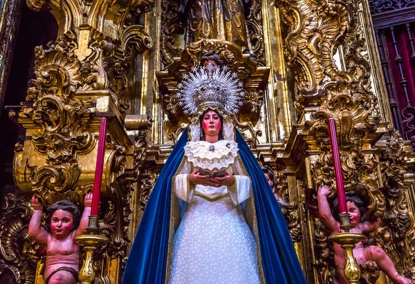 El Salvador templom, Sevilla, Andalúzia, Spanyolország — Stock Fotó