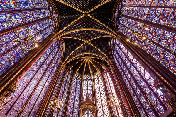 Sainte Chapelle kyrkan, Paris, Frankrike — Stockfoto