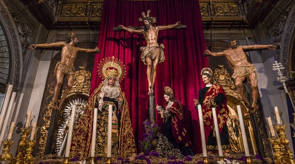 Sevilla Andalusien Spanien Mai 2017 Innenräume Der Santa Maria Magdalena — Stockfoto